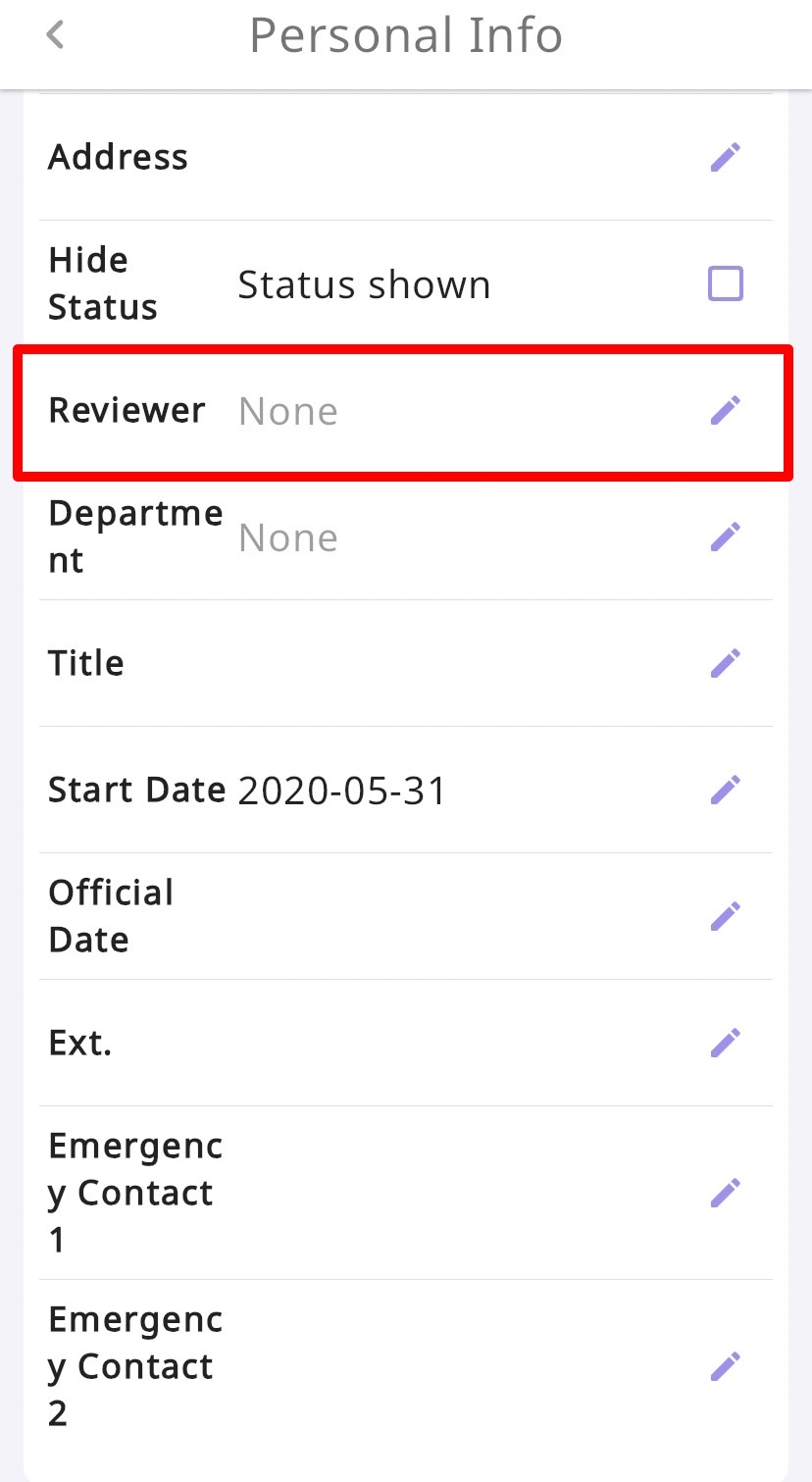 Step3: Please select the reviewer, determining which reviewer will be responsible for reviewing and either approving or rejecting the employee's leave request.